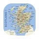 Scotland Map Coaster