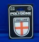 England St George Flag Shield Polydome Stickies