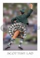 Scottish Lad Postcard (V A6 LY)